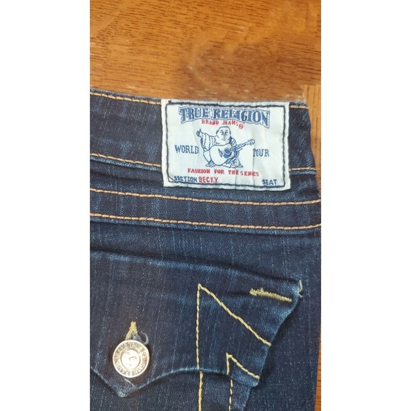 True Religion Women’s Becky Boot Cut Jeans 27 x30 Sz 27 RN#112790 CA#57414‎ - Picture 8 of 10